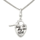LOS430 - Silver 925 Sterling Silver Chain Pendant with No Stone - Alamode