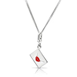 LOS432 - Silver 925 Sterling Silver Chain Pendant with No Stone - Alamode