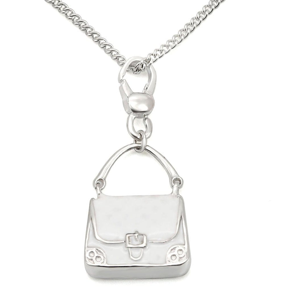 LOS439 - Silver 925 Sterling Silver Chain Pendant with No Stone - Alamode