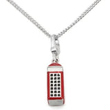LOS440 - Silver 925 Sterling Silver Chain Pendant with No Stone - Alamode