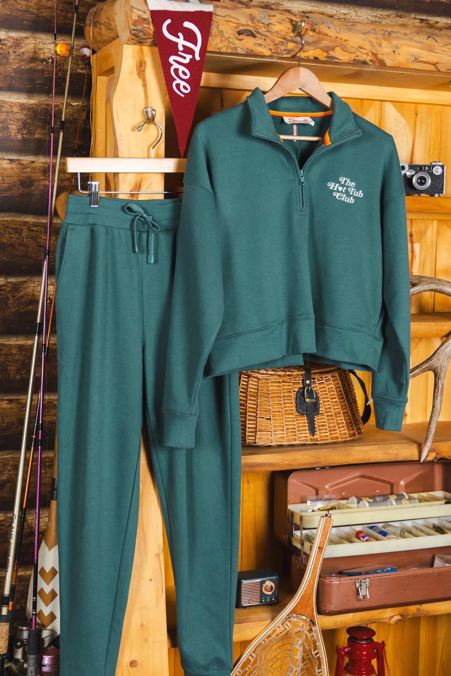 The Spruced Up | Green Sexy Terry™ Women’s Lounge Joggers - Shinesty - Flyclothing LLC