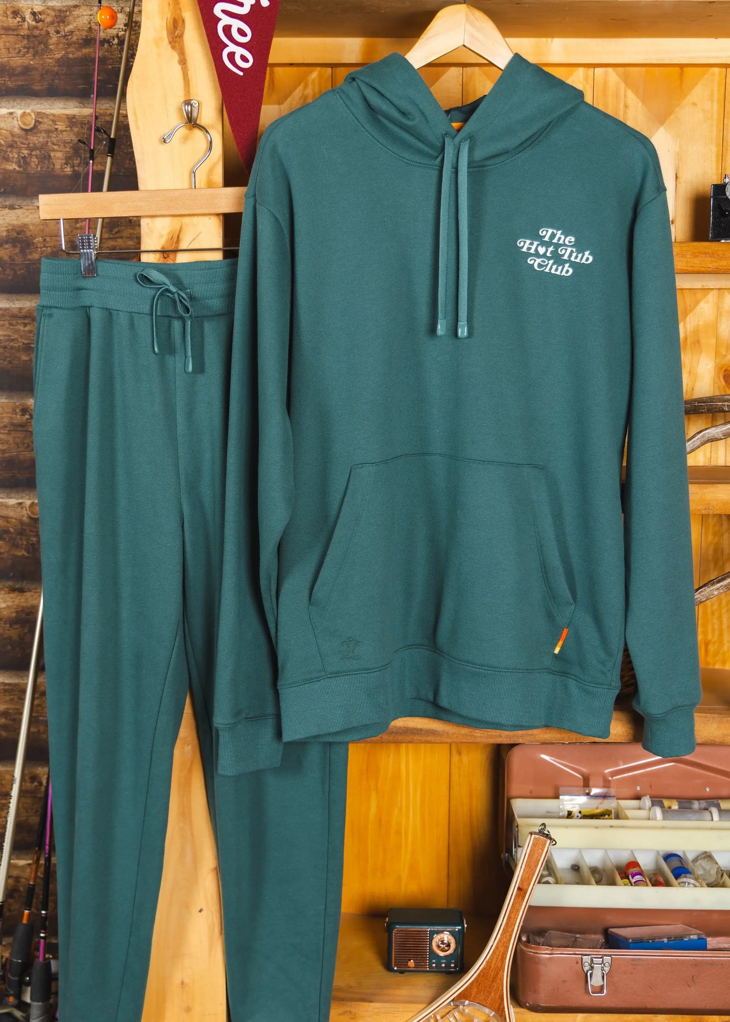 The Spruced Up | Green Sexy Terry™ Men’s Lounge Hoodie - Shinesty - Flyclothing LLC