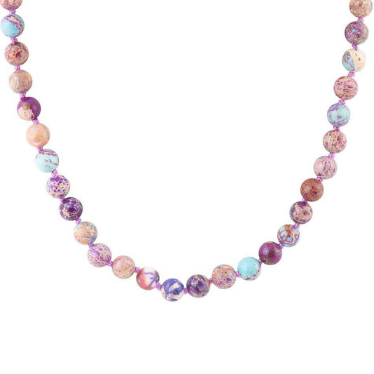 Love Knots Purple Jasper Necklace - Barse Jewelry - Flyclothing LLC