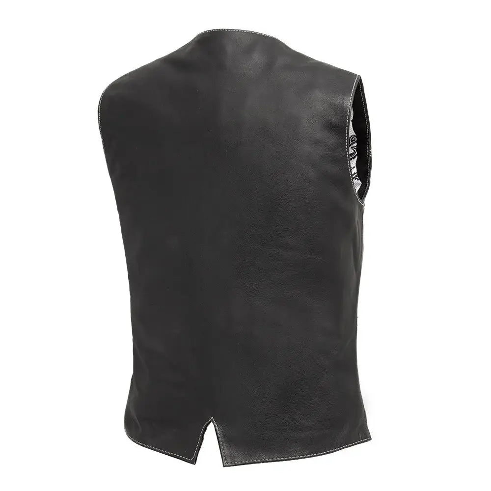 Love Lace Women's Motorcycle Leather Vest - First Manufacturing Company - Flyclothing LLC