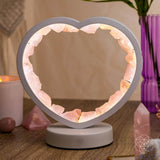 Love Magnet - Rose Quartz Heart Lamp - Conscious Items