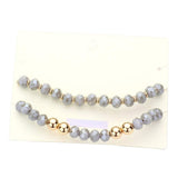 Love Message Faceted Beaded Stretch Bracelets - Madeline Love - Flyclothing LLC