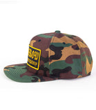 Black Market Art Company Lowbrow Snap Back Camo Hat Print