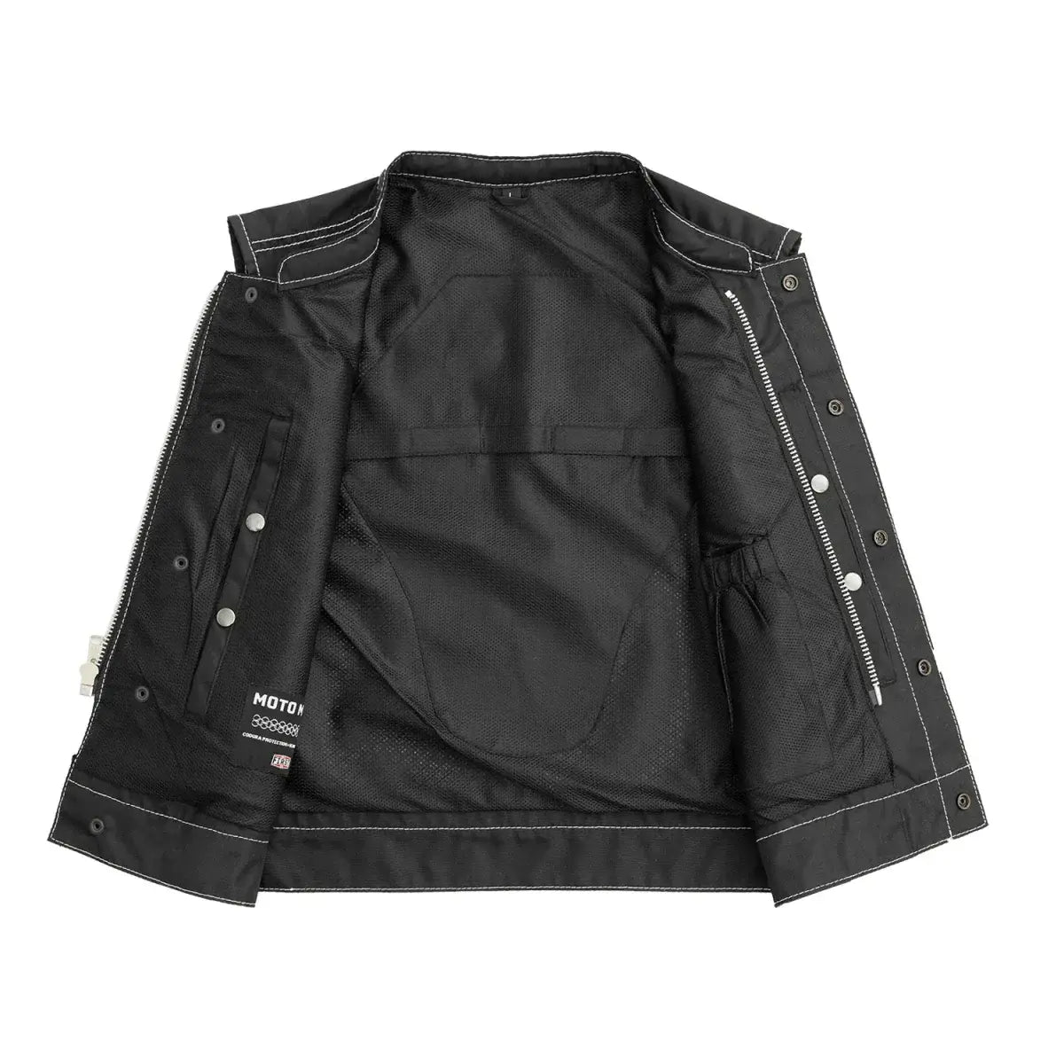 Lowrider Moto Mesh Men's Motorcycle Vest - First Manufacturing Company - Flyclothing LLC