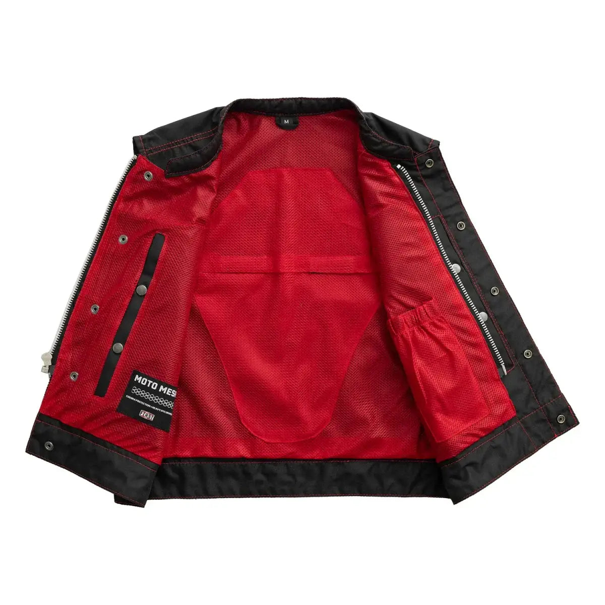 Lowrider Moto Mesh Men's Motorcycle Vest - First Manufacturing Company - Flyclothing LLC