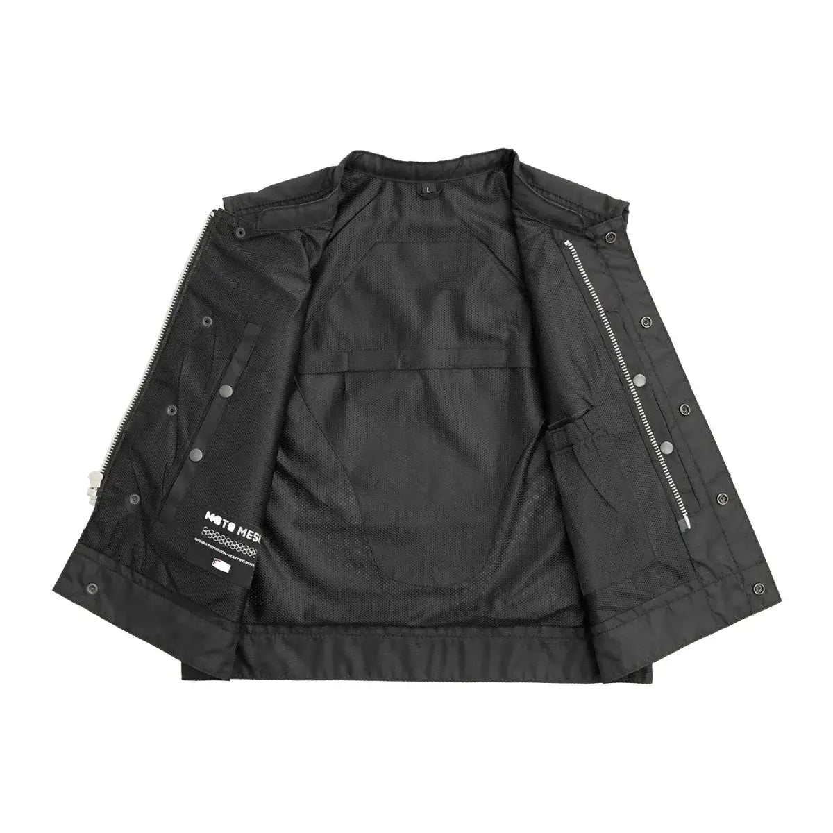 Lowrider Moto Mesh Men's Motorcycle Vest - First Manufacturing Company - Flyclothing LLC