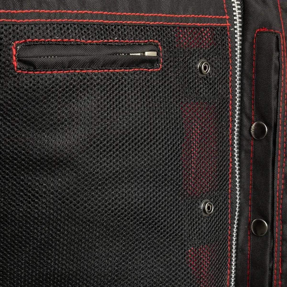 Lowrider Moto Mesh Men's Motorcycle Vest - First Manufacturing Company - Flyclothing LLC