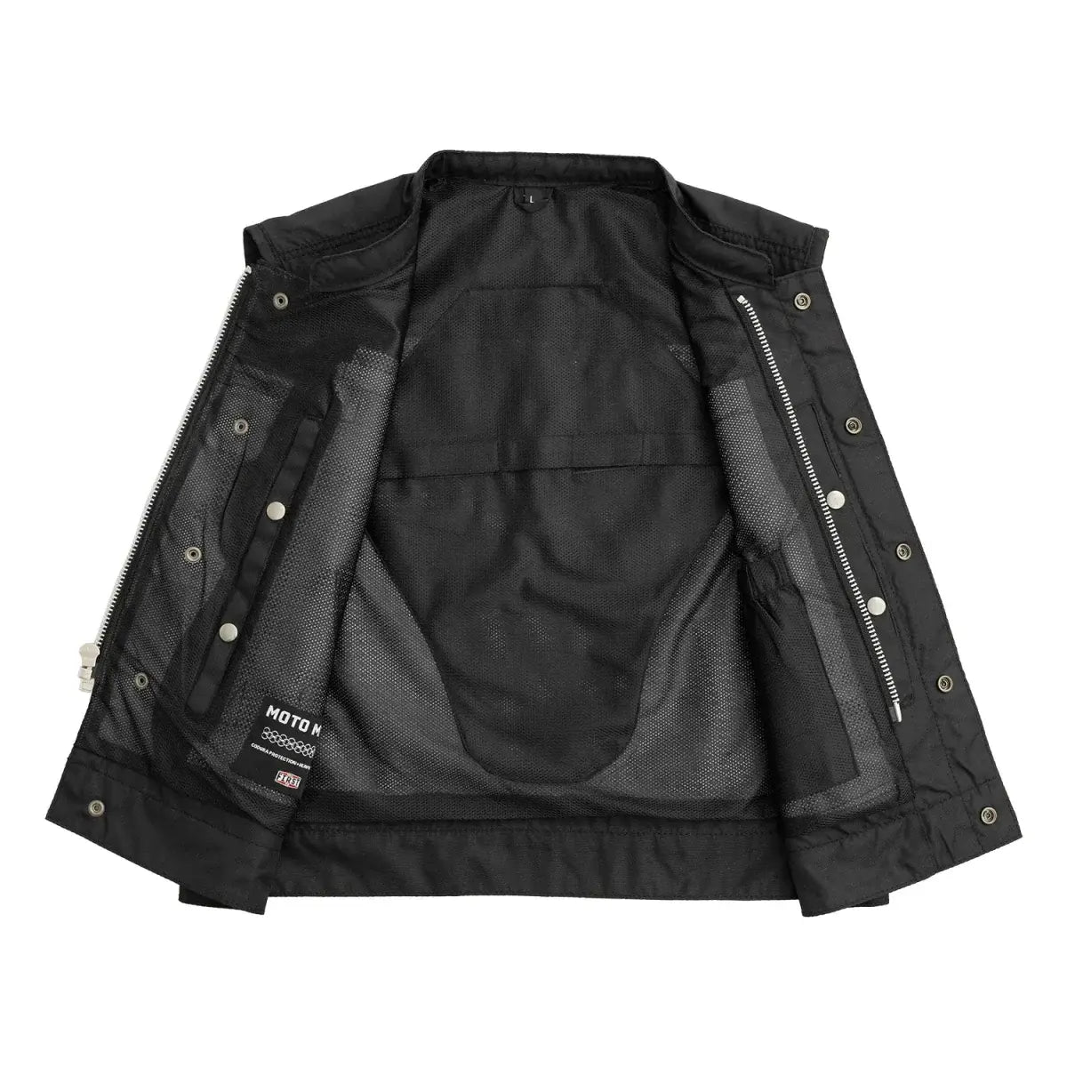 Lowrider Moto Mesh Men's Motorcycle Vest - First Manufacturing Company - Flyclothing LLC