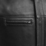 Lowrider Perforated Men's Leather Vest - First Manufacturing Company - Flyclothing LLC