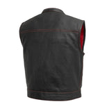 Lowrider Perforated Men's Leather Vest - First Manufacturing Company - Flyclothing LLC