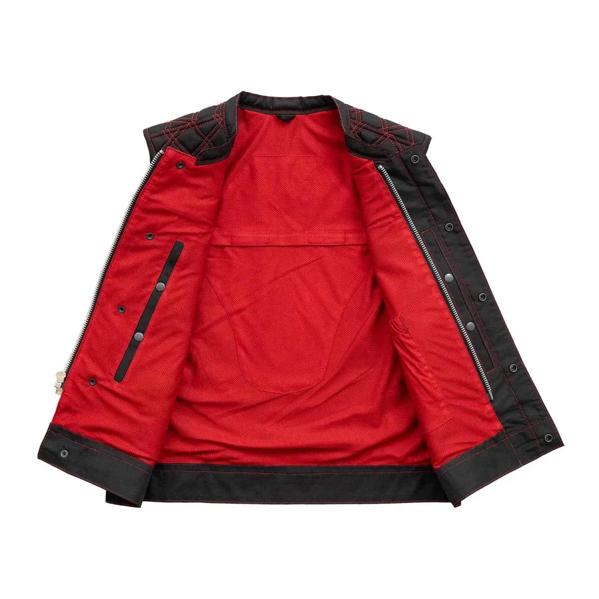 Lowside Hornet Moto Mesh Men's Club Style Vest - First Manufacturing Company - Flyclothing LLC