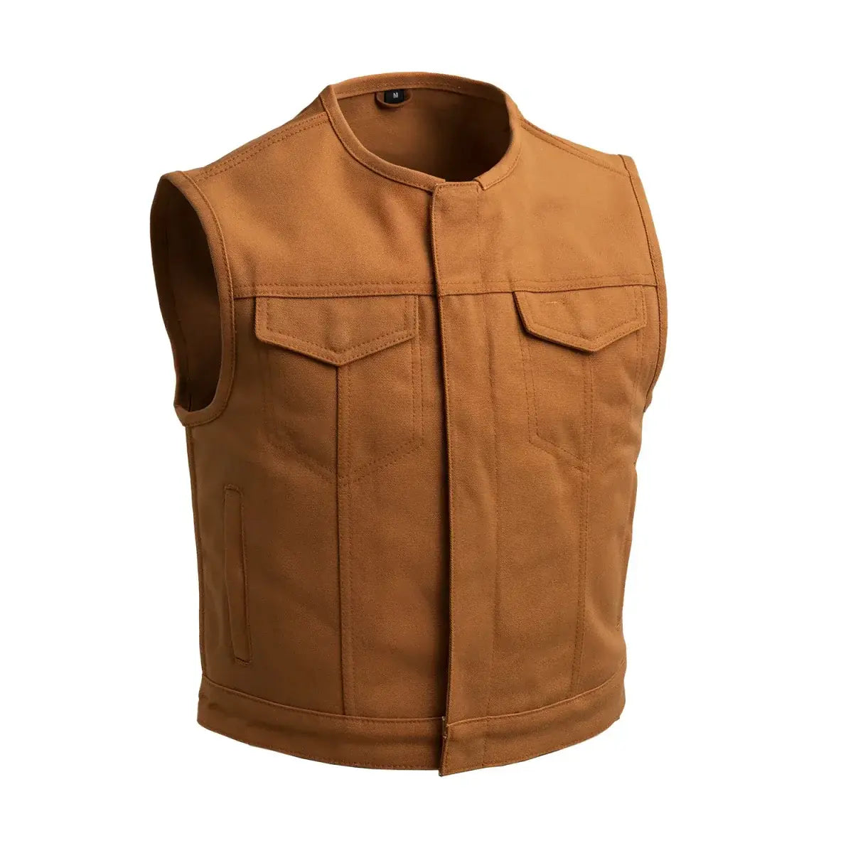 Lowside Duck Men's Motorcycle Canvas Vest - First Manufacturing Company - Flyclothing LLC