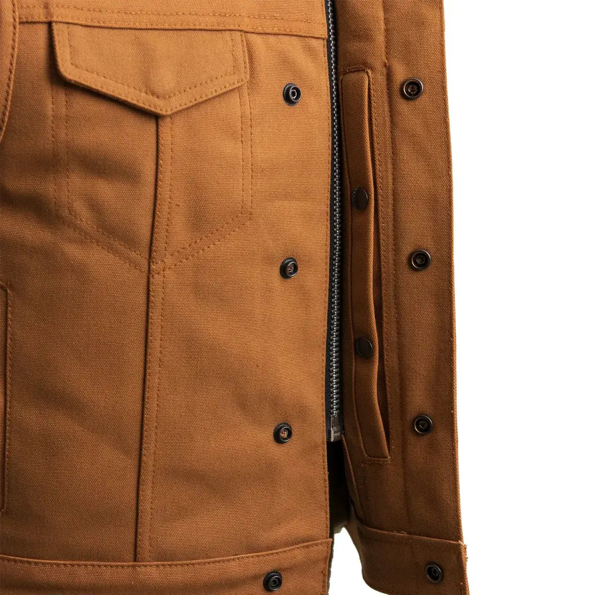Lowside Duck Men's Motorcycle Canvas Vest - First Manufacturing Company - Flyclothing LLC