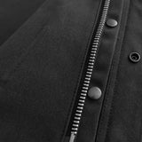 Lowside Black Men's Motorcycle Canvas Vest - First Manufacturing Company - Flyclothing LLC
