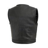 Lowside Men's Motorcycle Leather Vest - First Manufacturing Company - Flyclothing LLC
