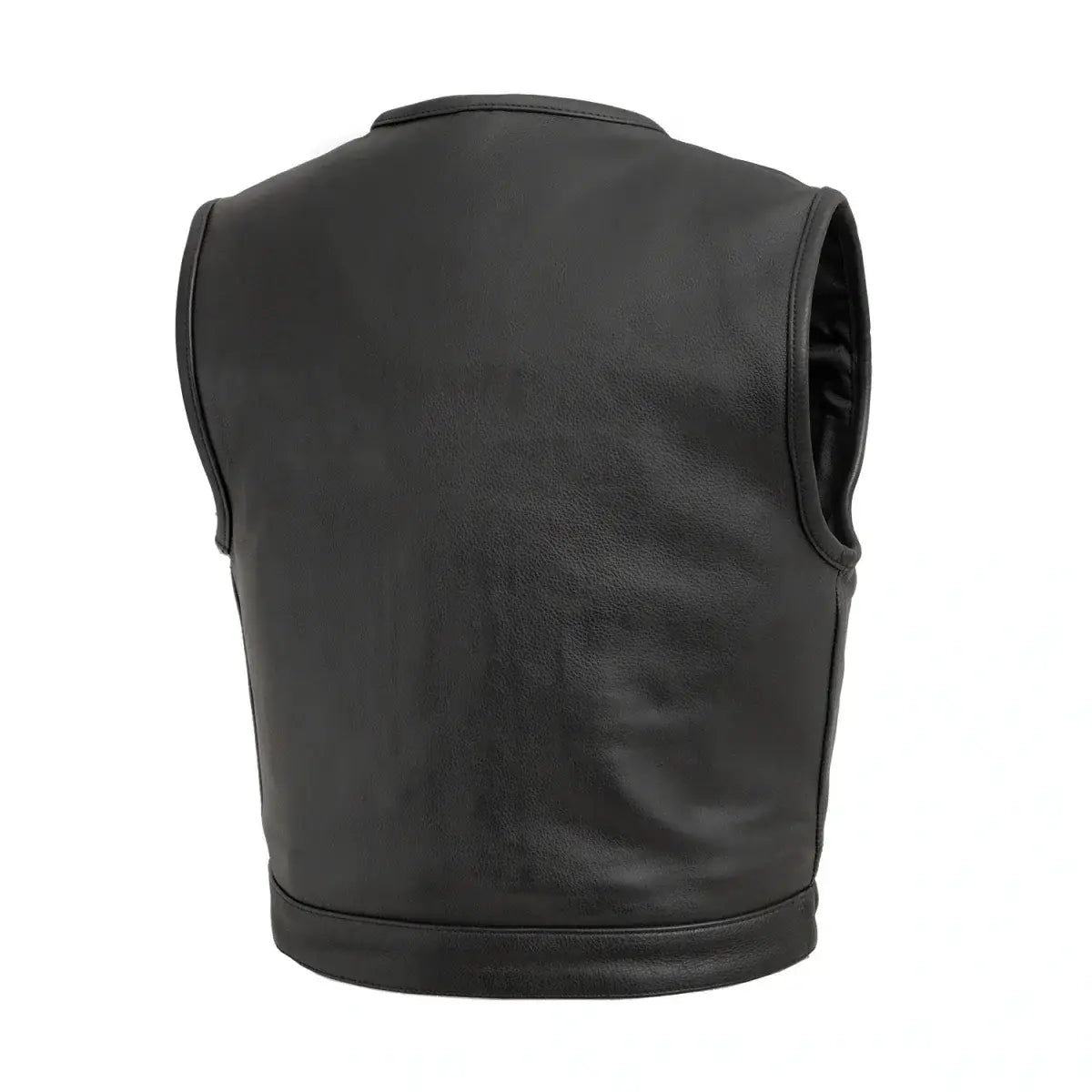 Lowside Men's Motorcycle Leather Vest - First Manufacturing Company - Flyclothing LLC