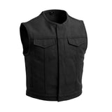 Lowside Men's Motorcycle Twill Vest - First Manufacturing Company - Flyclothing LLC