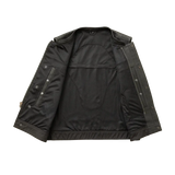 Lowside Men's Perforated Motorcycle Leather Vest - First Manufacturing Company - Flyclothing LLC