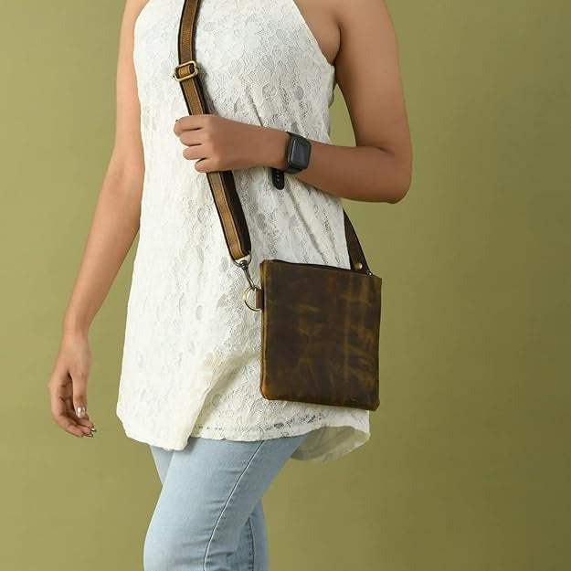 Darcy Crossbody Sling Bag - Classy Leather Bags - Flyclothing LLC