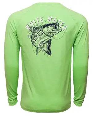 Bass Graphic Performance Tee - White Water Life - Flyclothing LLC