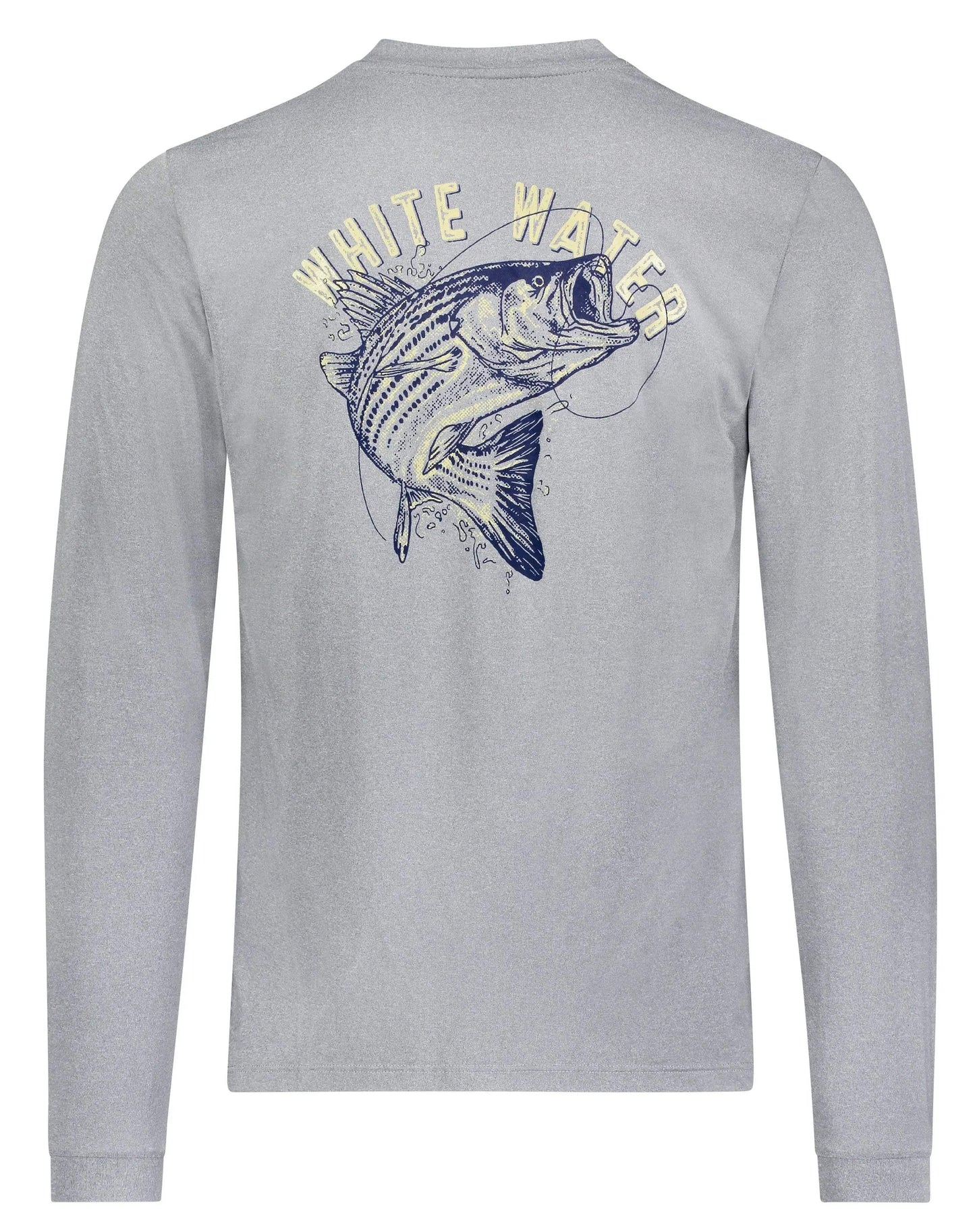 Bass Graphic Performance Tee - White Water Life - Flyclothing LLC