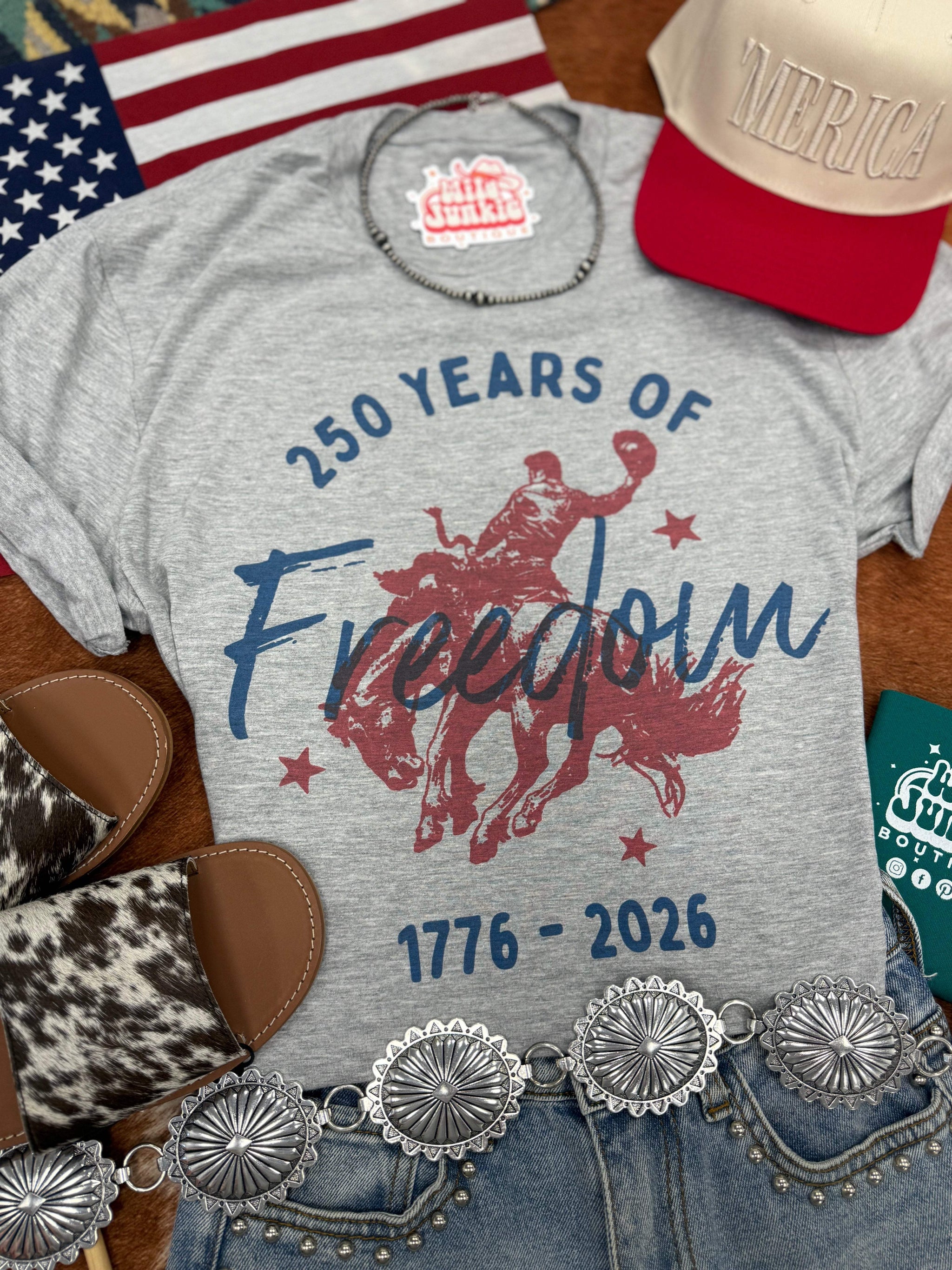 250 Years of Freedom Graphic Tee - Wild Junkie - Flyclothing LLC