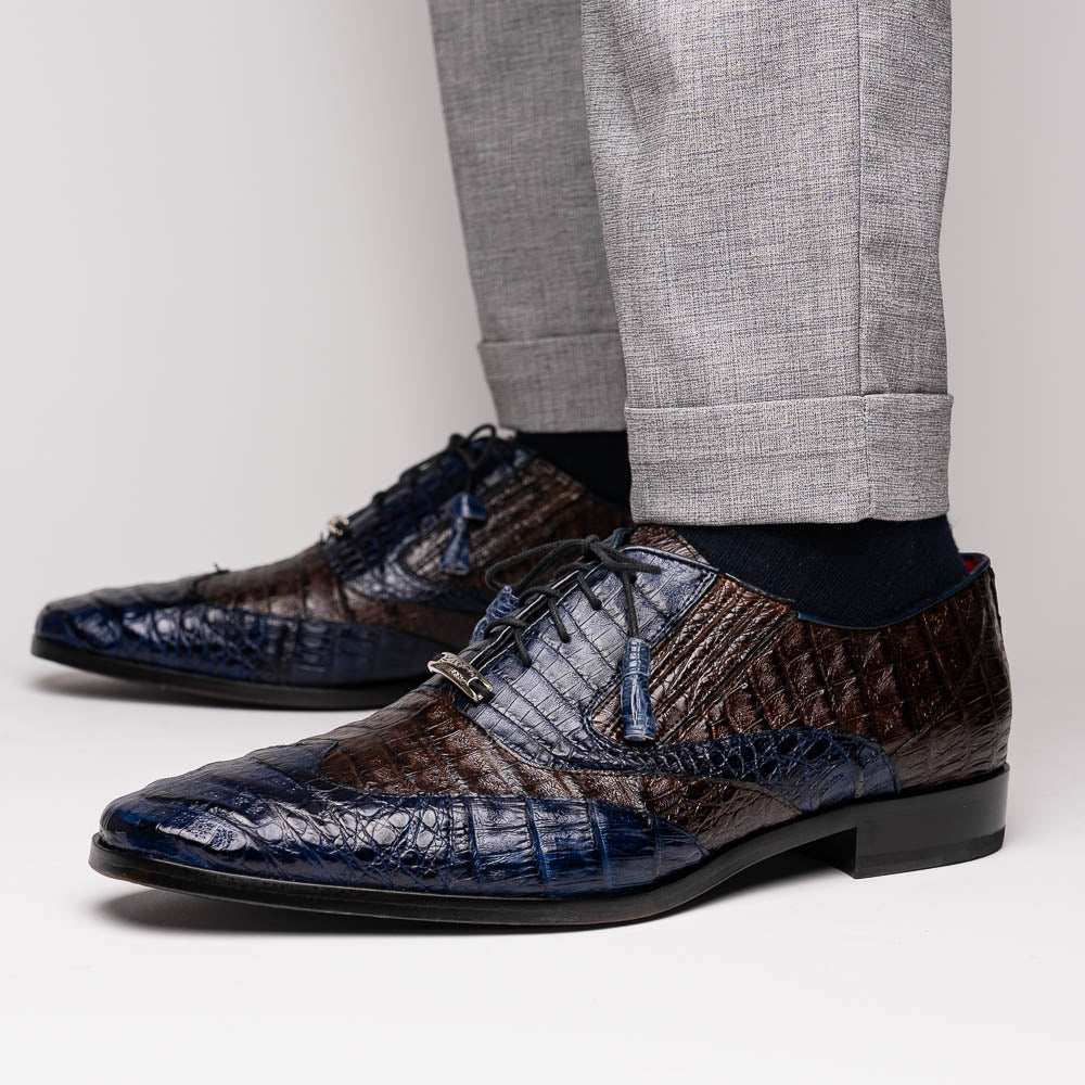 Luciano Navy / Brown - Marco Di Milano - Flyclothing LLC