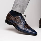 Luciano Navy / Brown - Marco Di Milano - Flyclothing LLC
