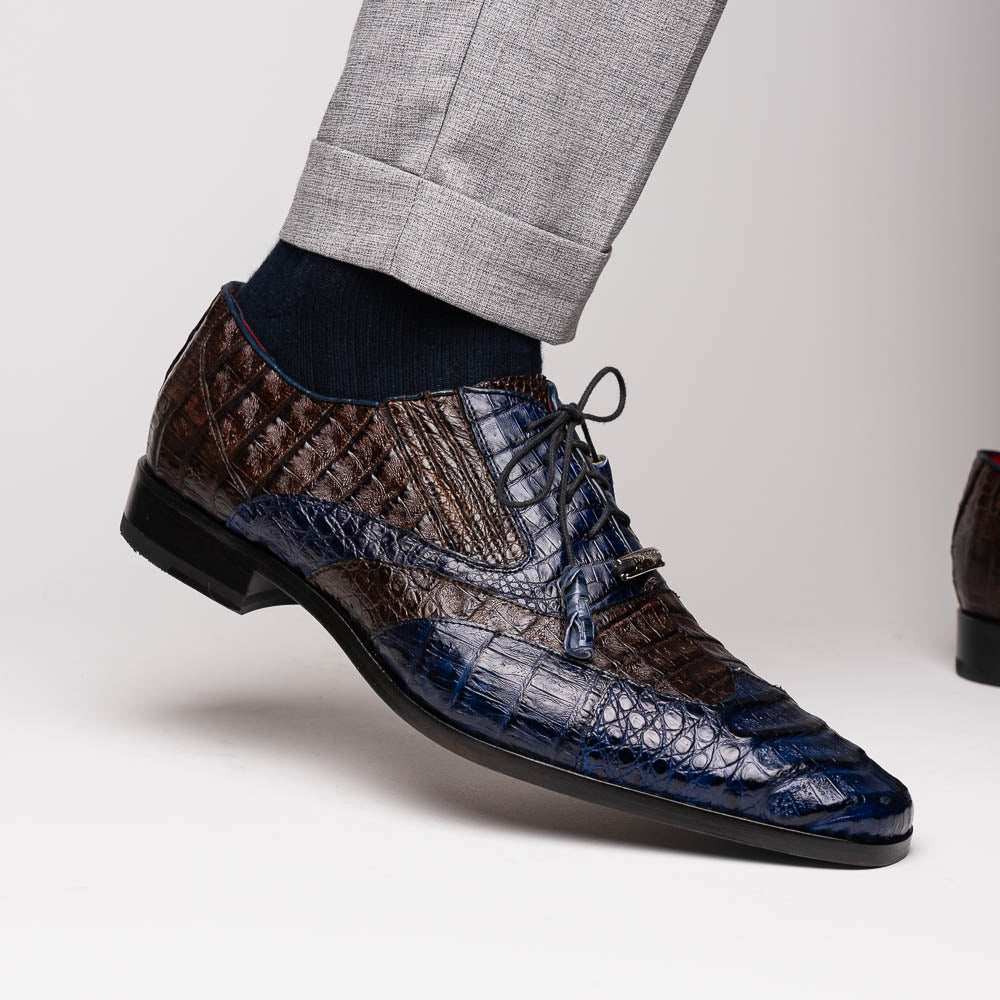 Luciano Navy / Brown - Marco Di Milano - Flyclothing LLC