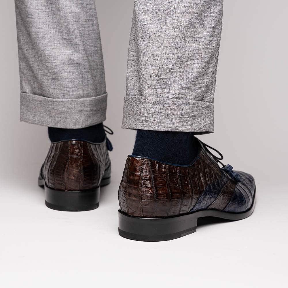 Luciano Navy / Brown - Marco Di Milano - Flyclothing LLC