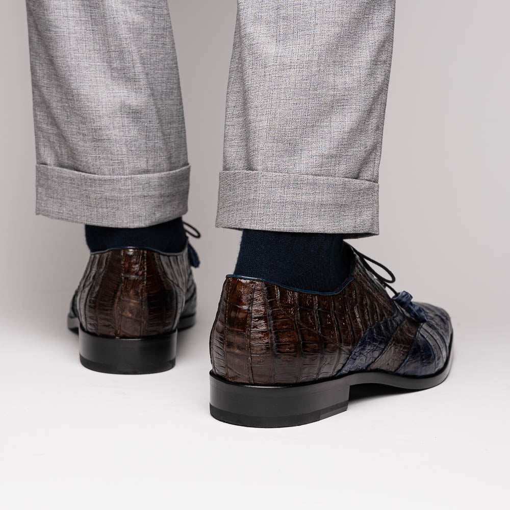 Luciano Navy / Brown - Marco Di Milano - Flyclothing LLC