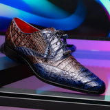 Luciano Navy / Brown - Marco Di Milano - Flyclothing LLC