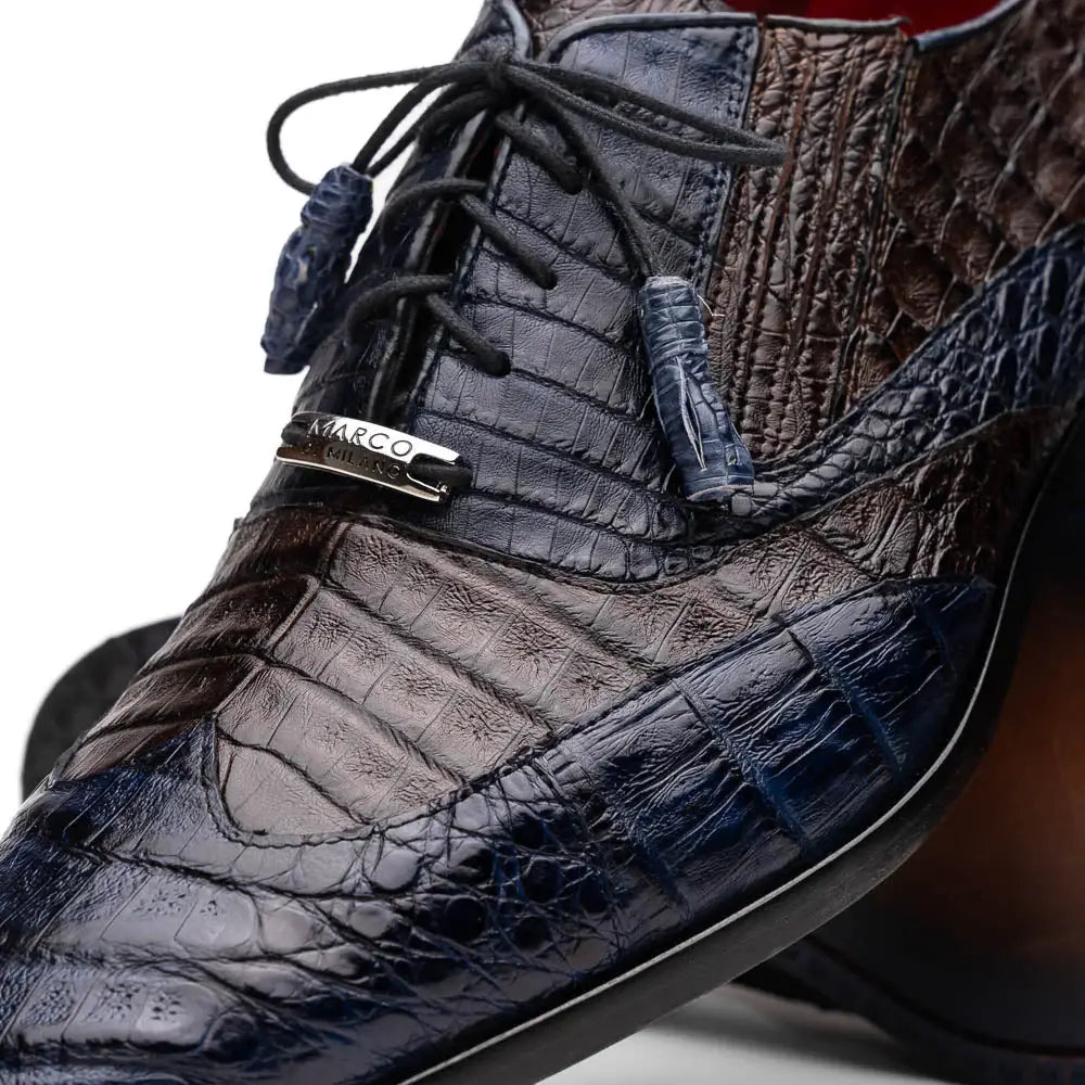 Luciano Navy / Brown - Marco Di Milano - Flyclothing LLC