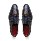 Luciano Navy / Brown - Marco Di Milano - Flyclothing LLC