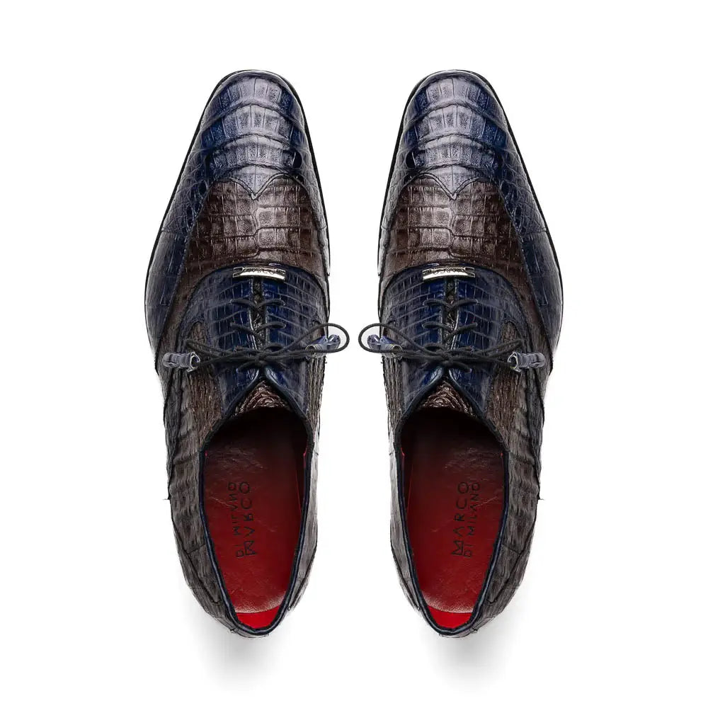 Luciano Navy / Brown - Marco Di Milano - Flyclothing LLC