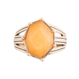 Lucky 7's Ring - Yellow Quartz - Barse Jewelry