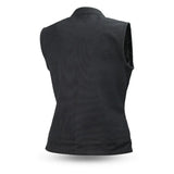 Ludlow Women's Motorcycle Canvas Vest - First Manufacturing Company - Flyclothing LLC