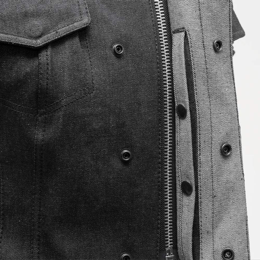 Ludlow Women's Motorcycle Denim Vest - First Manufacturing Company - Flyclothing LLC
