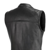 Ludlow Women's Motorcycle Leather Vest - First Manufacturing Company - Flyclothing LLC