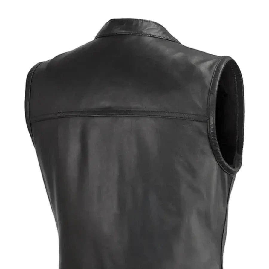 Ludlow Women's Motorcycle Leather Vest - First Manufacturing Company - Flyclothing LLC