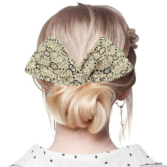 Luxury Patterned Deft Bun Maker Hair Band - Madeline Love - Flyclothing LLC