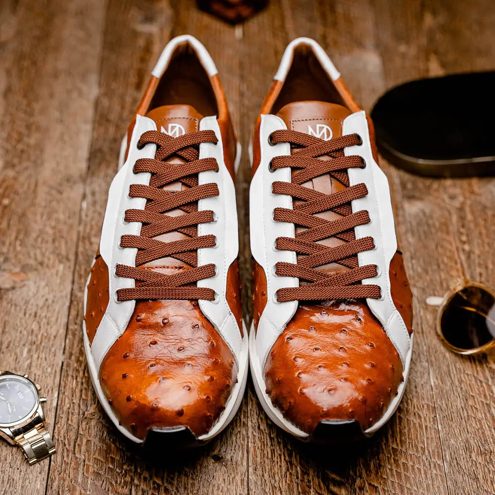 Lyon II Brandy / White - Marco Di Milano - Flyclothing LLC