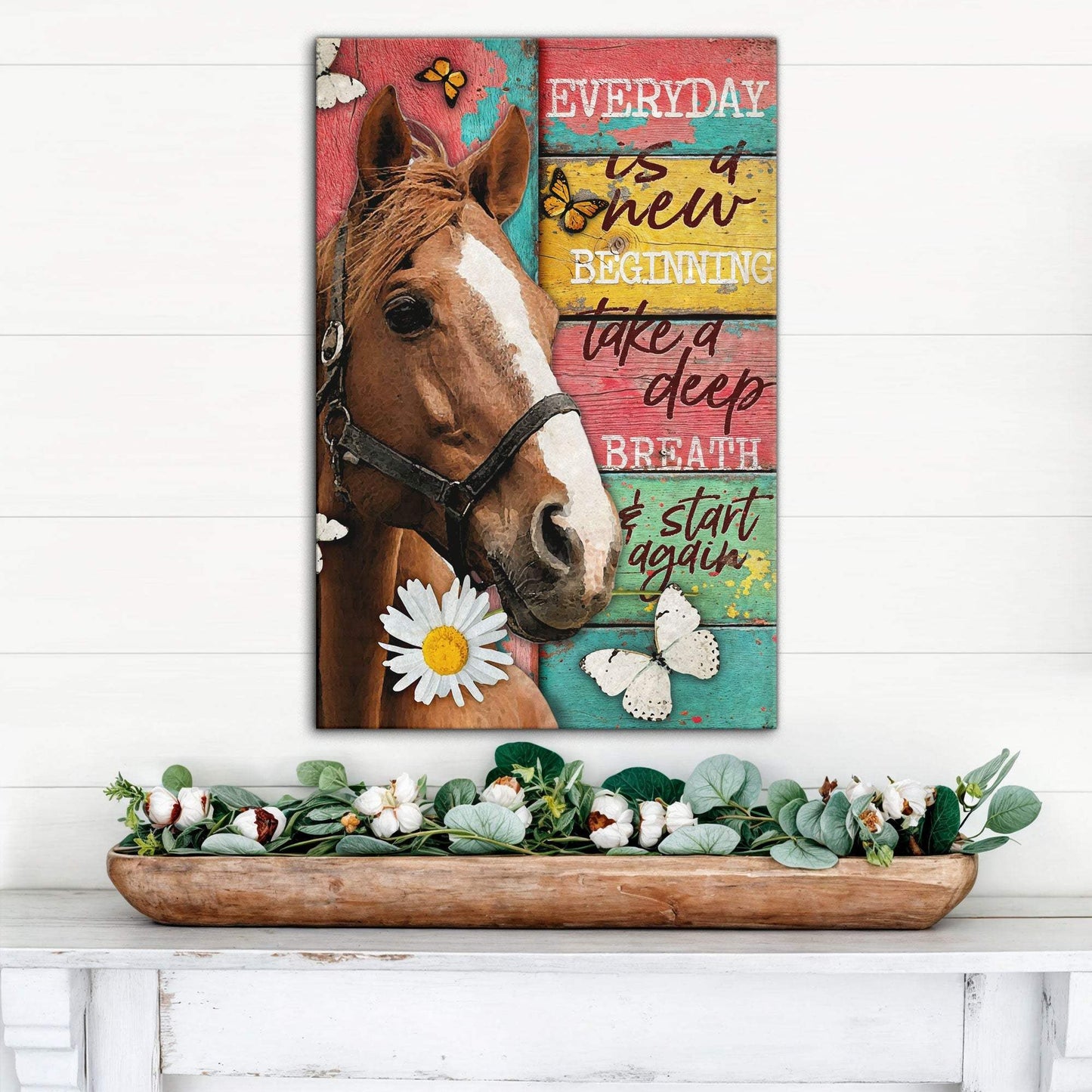 Everyday Is A New Beginning Faith Sign - Tailored Canvases - Flyclothing LLC