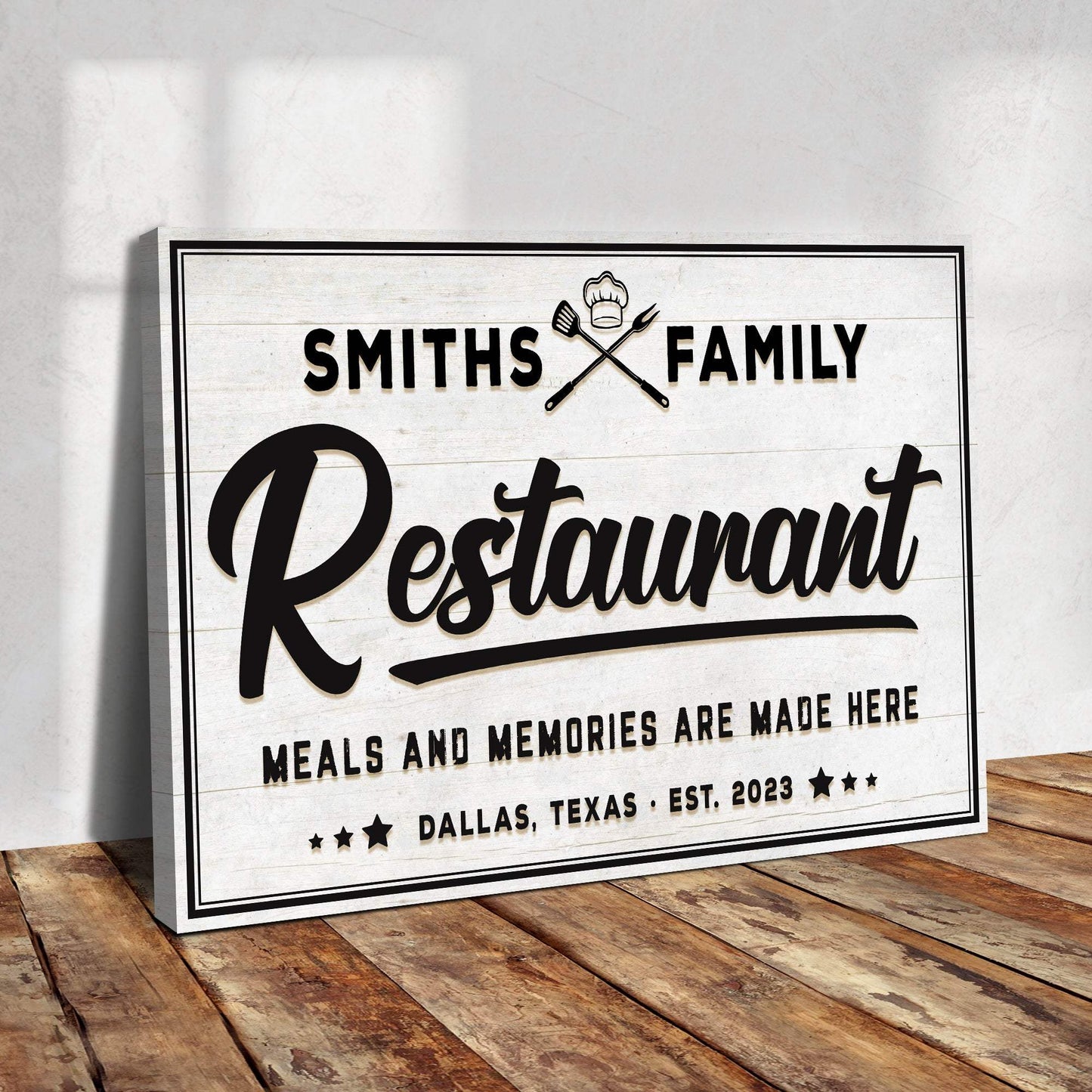 Restaurant Sign V - Tailored Canvases - Flyclothing LLC
