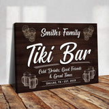 Tiki Bar Sign IV - Tailored Canvases - Flyclothing LLC