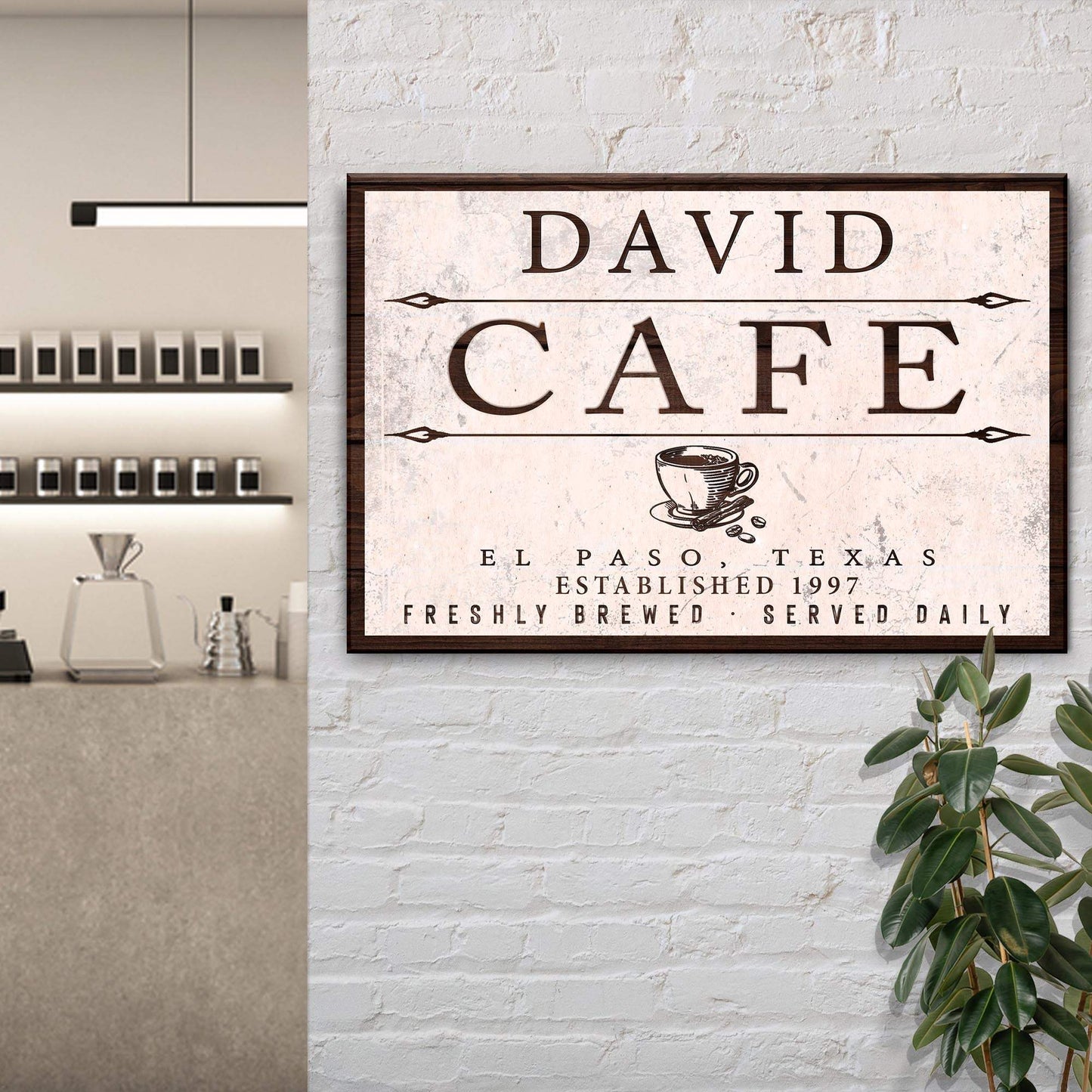 Cafe Sign II - Tailored Canvases - Flyclothing LLC